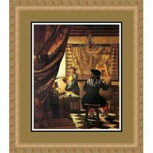  The Artist?s Studio by Johannes Vermeer   Framed Artwork 