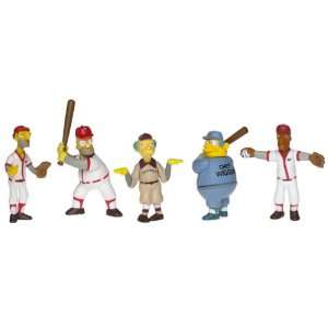  Simpsons Homer at the Bat baseball mini figures set Toys 