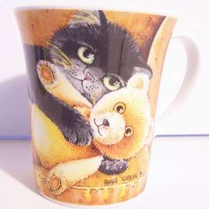 ChaCult Black Kitten Cat Coffee Mug Anna Wischin Nice  
