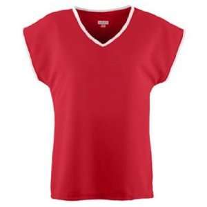  Augusta Sportswear Wicking Girls Mesh Team Jerseys RED 