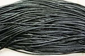 2011 New style★Black Cloth Wax Necklace Cords 2mm #106  