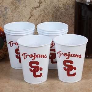 NCAA USC Trojans 8 Pack 14oz. Plastic Cups 