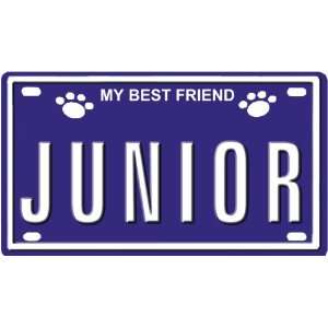  JUNIOR Dog Name Plate for Dog House. Over 400 Names 