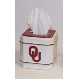  Oklahoma Sooners Bathroom Tissue Box Cover NCAA College 