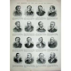  1892 Members House Commons Men Colston Billson Bodkin 