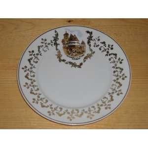  Rothenburg Tauber Plunlein China Luncheon Plate   Made in 