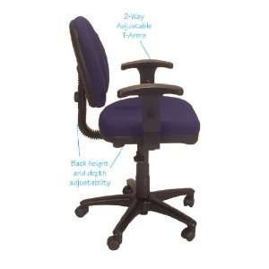  Office Master BC42 BR5 TASK CHAIR WITH ADJUSTABLE ARMS 