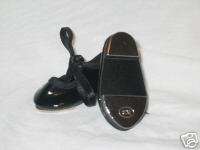 Real Black Tap Shoes for dolls American 15 18 Inch Doll  