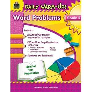  DAILY WARM UPS WORD PROBLEMS GR 5 Teacher Created 