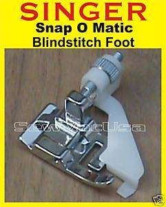 SINGER Sewing Snap O Matic Blindhem Presser Foot Feet  