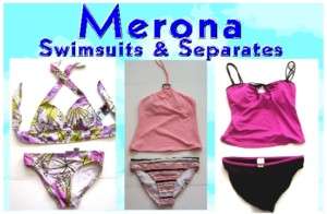 Merona Tankini & Bikini Swimsuits & Separates Sz S XL  