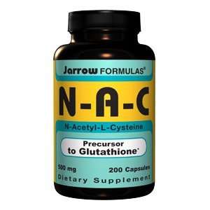  Jarrow Formulas NAC (N Acetyl L Cysteine), 500 mg Size 