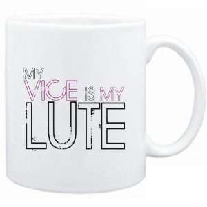    Mug White  my vice is my Lute  Instruments