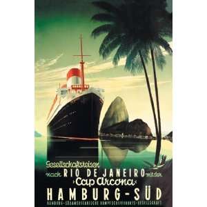  Hamburg to Rio de Janeiro on the Cap Arcona Steamship by 