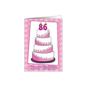  Happy Birthday   Eighty Sixth Card Toys & Games