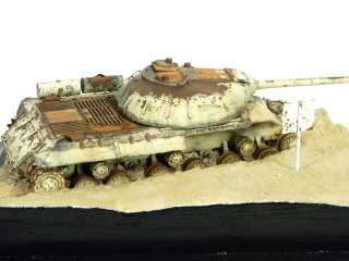 BUILT Tamiya Russian JS3 1/35 Scale Tank Model Rusted Weathered by 