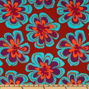  44 Wide Brandon Mably Flora Brown Fabric By The Yard 