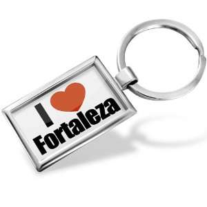 Keychain I Love Fortaleza region Brazil, South America   Hand Made 