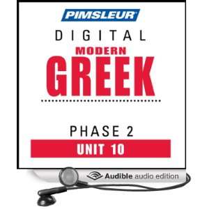 Greek (Modern) Phase 2, Unit 10 Learn to Speak and Understand Modern 