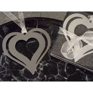 Mark it with memories double heart bookmark From FavorOnline