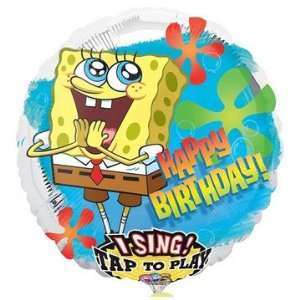  Happy Birthday Spongebob Squarepants Sing a Tune Foil 