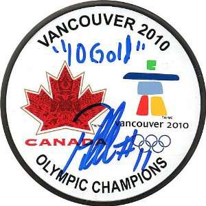   Pond Team Canada Patrick Marleau Autographed Puck