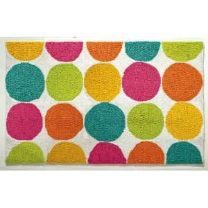  Hooked Rug, Bright Dots Furniture & Decor