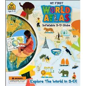  My First World Atlas with Inflatable Globe Toys & Games