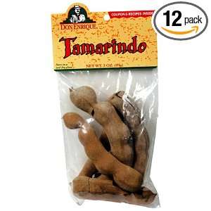 Melissas Tamarindo, 3 Ounce Bags (Pack of 12)  Grocery 