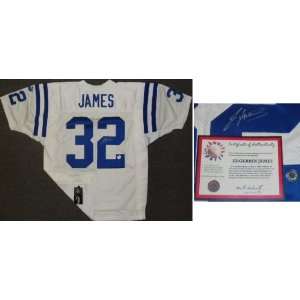  Edgerrin James Signed Colts Puma White Jersey Sports 