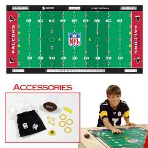  NFL Licensed Finger Football Game Mat   Falcons 