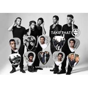 Take That Guitar Pick Display Limited 500 Only Musical 