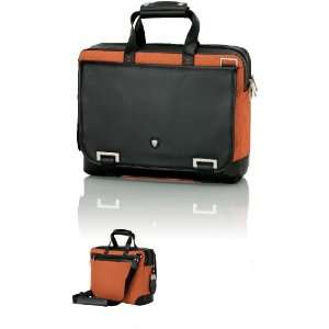  Kh1051 Orange & Black Briefcase 