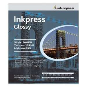  Inkpress PCUG24100 Glossy 240 GSM 10.4 Mil 94% Bright 1 