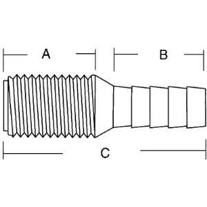  Tailpipes (Size 1 1/2 Dia. 1 7/16 A 1 5/8 B 1 1 