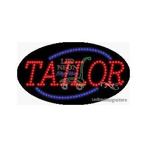 Tailor LED Sign 15 inch tall x 27 inch wide x 3.5 inch deep outdoor 