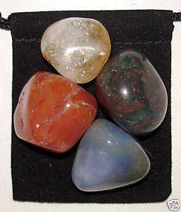 PHYSICAL ENERGY BOOST Tumbled Crystal Healing Set +More  