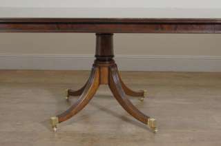 Triple Pedestal Dining Table Seats 14 Diner English  