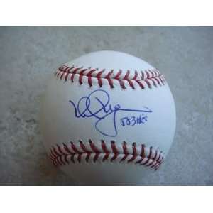  Signed Mark McGwire Ball   583 Hrs Official Ml W coa 