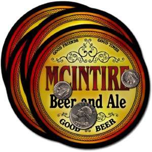  McIntire, IA Beer & Ale Coasters   4pk 