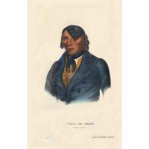  WAA PA SHAW, a Sioux Chief McKenney Hall Indian Print 13 