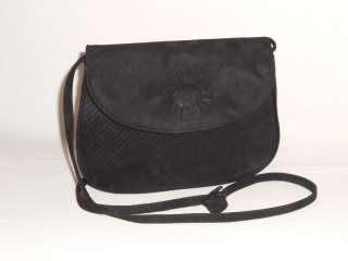 Bottega Veneta Small Black Suede Leather Evening Bag  