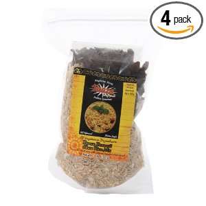 Taaza Brown Ghee Rice Mix, Organic Basmati Rice, 14 Ounce Bags (Pack 