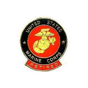 com Wholesale Lot of 12 Retired Marines Insignia Logo Hat Lapel Pins 