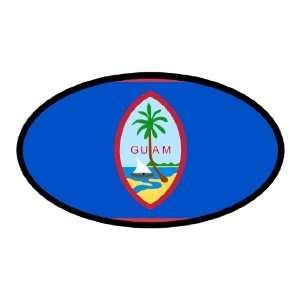  Guam Flag US Pacific Territory Island Car Bumper Sticker 