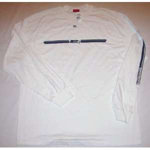  Seattle Seahawks Reebok White Long Sleeve T Shirt (2XL 