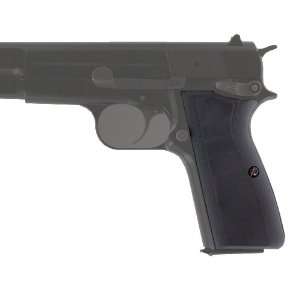  Hogue Browning Hi Power Grips G 10 Solid Black Sports 