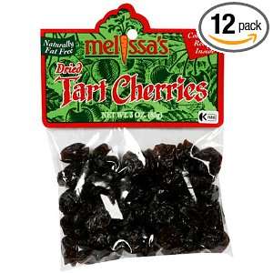 Melissas Dried Tart Cherries, 3 Ounce Bags (Pack of 12)  
