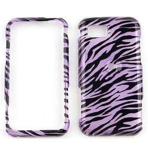  New Purple Black Zebra Samsung A867 Eternity Snap on Cell 