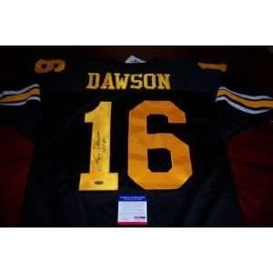 Len Dawson Signed Jersey   Purdue hof Jsa coa  Sports 